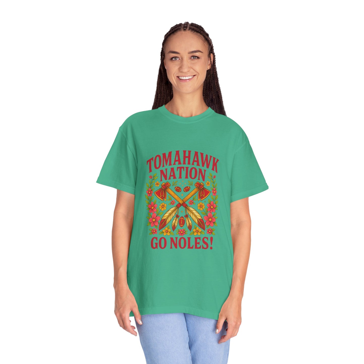 Tomahawk Nation Unisex T-shirt | Go Noles Vintage Style Tee, Perfect for Game Day, College Spirit Wear, Football Fans, Sports Apparel