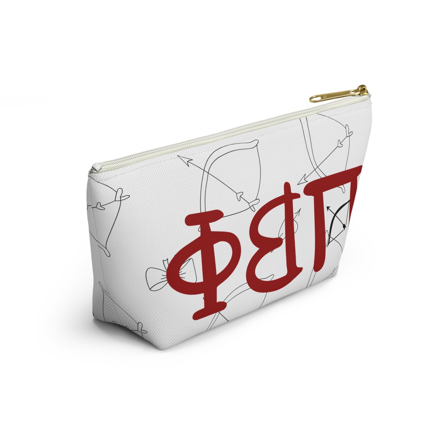 Pi Beta Phi Stylish Accessory Pouch, Personalized Cosmetic Bag, Ideal Gift for Friends, Perfect for School, Travel & Organization