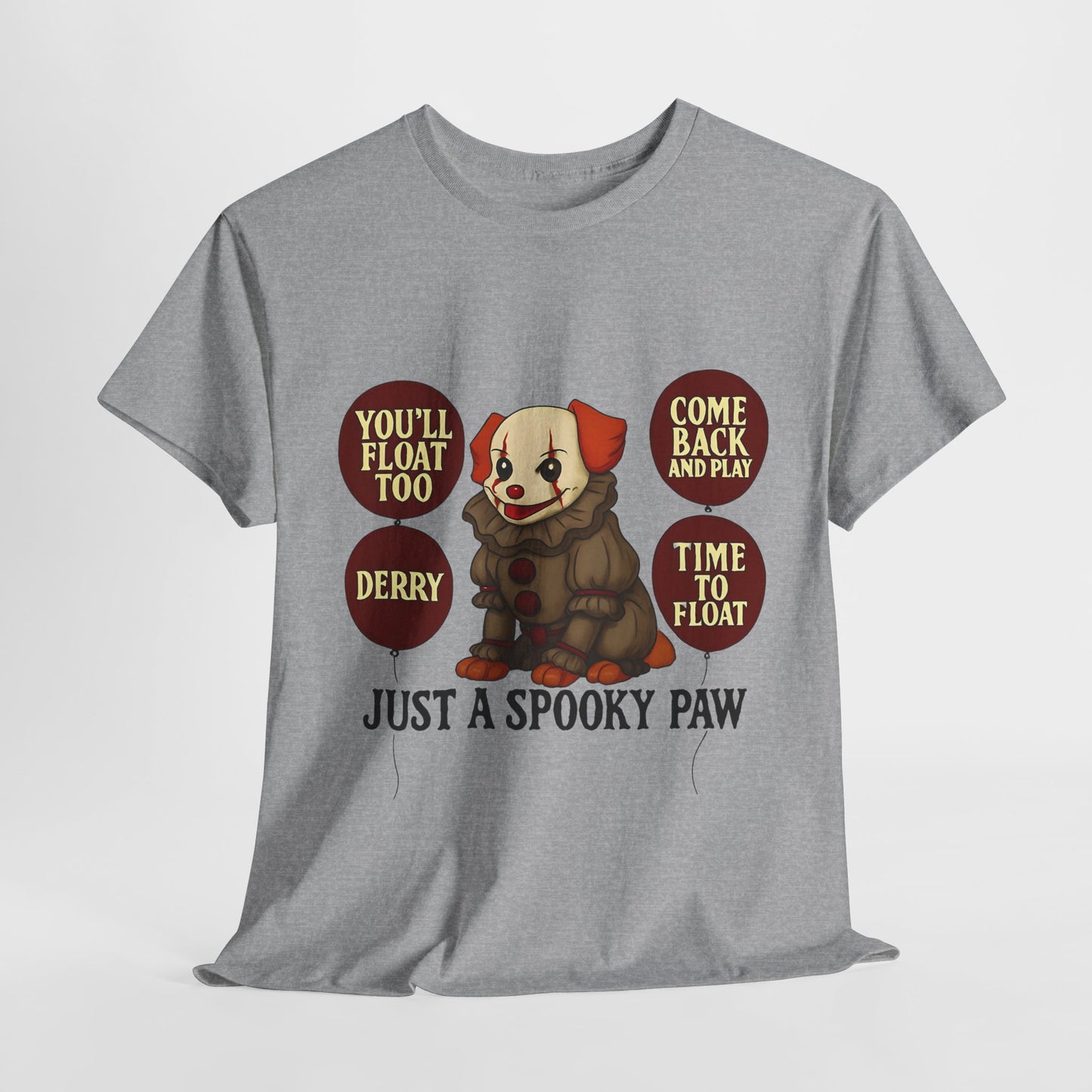 Spooky Dog Tee Clown Pup Pennywise