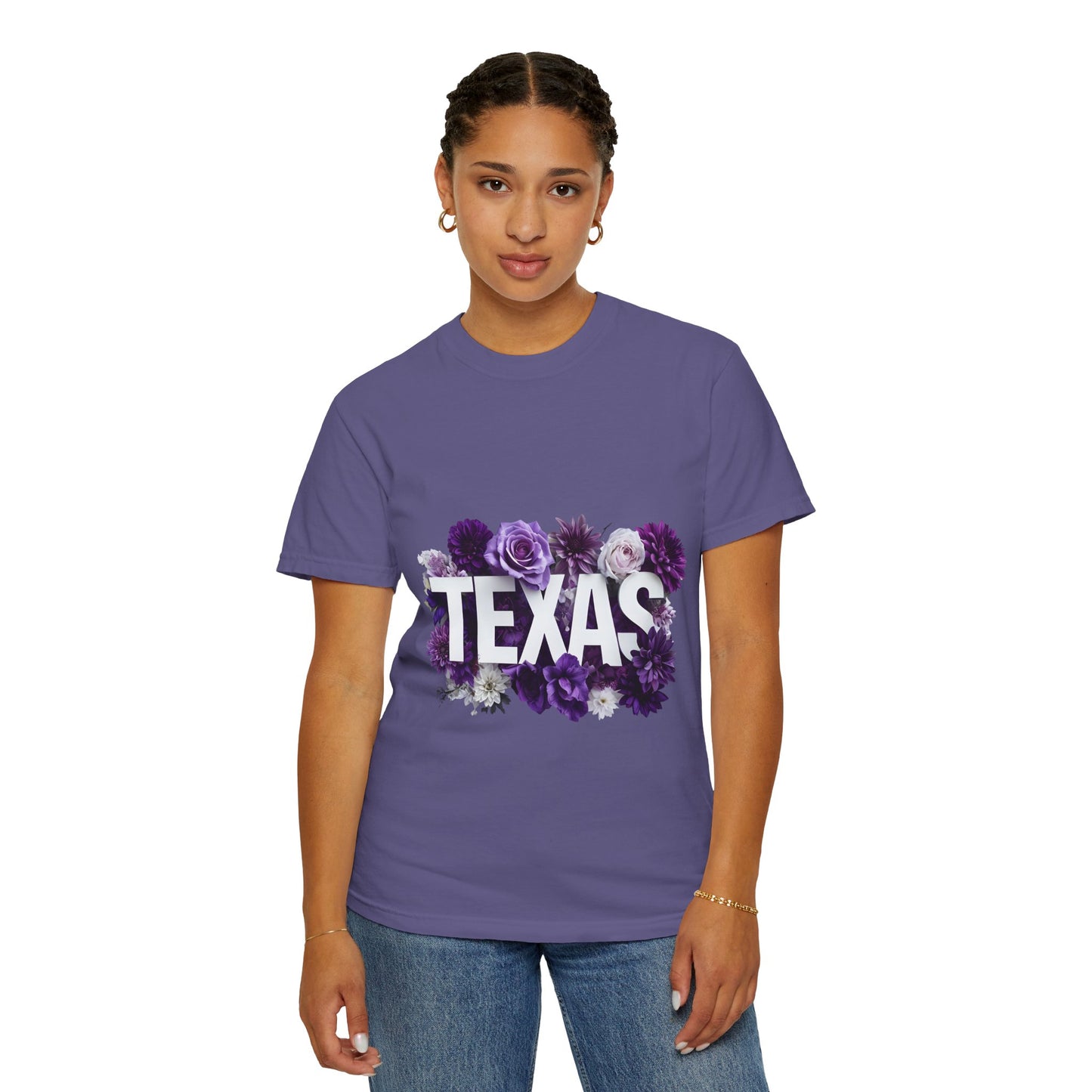 Texas Floral T-Shirt, Unisex Aesthetic Tee, Summer Outfit, Gift for Texan, Casual Style Shirt, Travel Souvenir Shirt