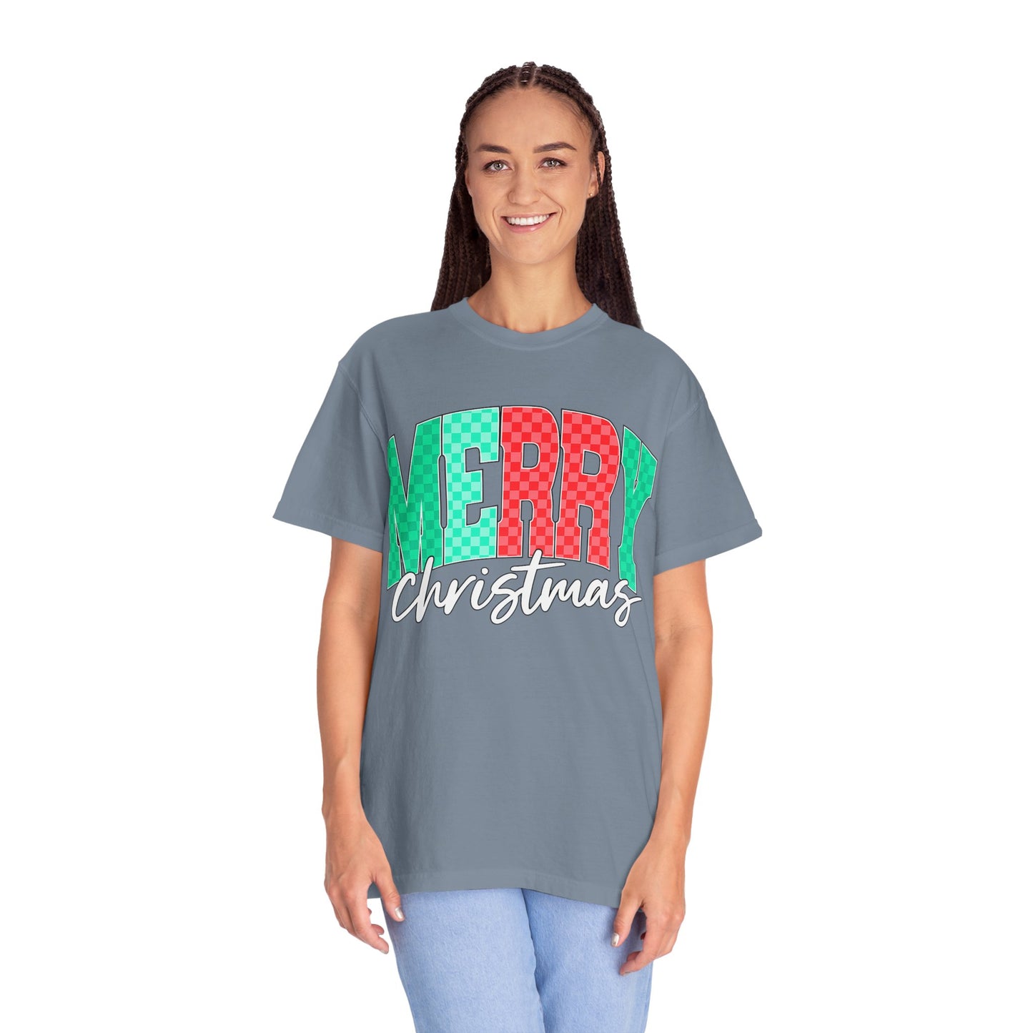 Merry Christmas Unisex Garment-Dyed T-Shirt