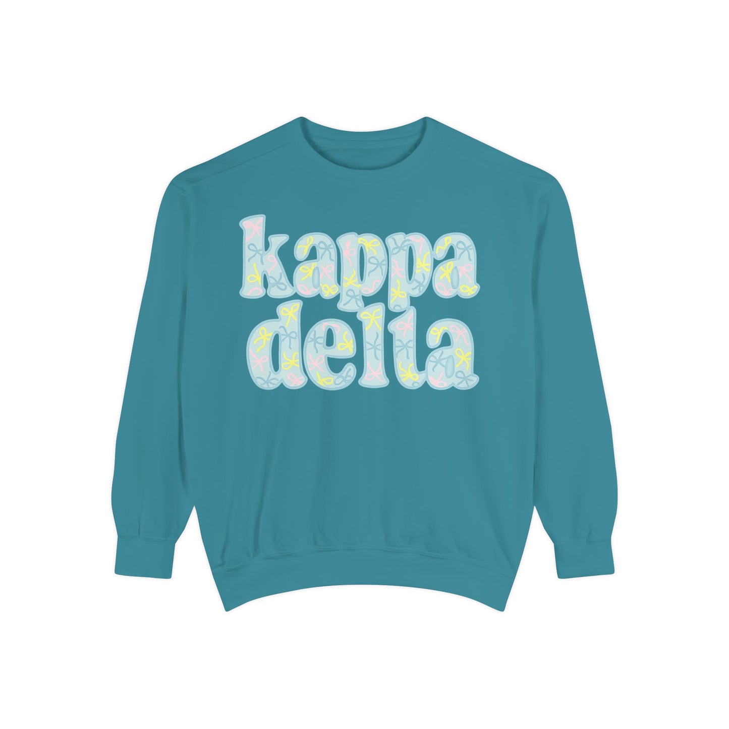 Sorority Sisters Cozy Sweatshirt - KaDelta Unisex Garment-Dyed