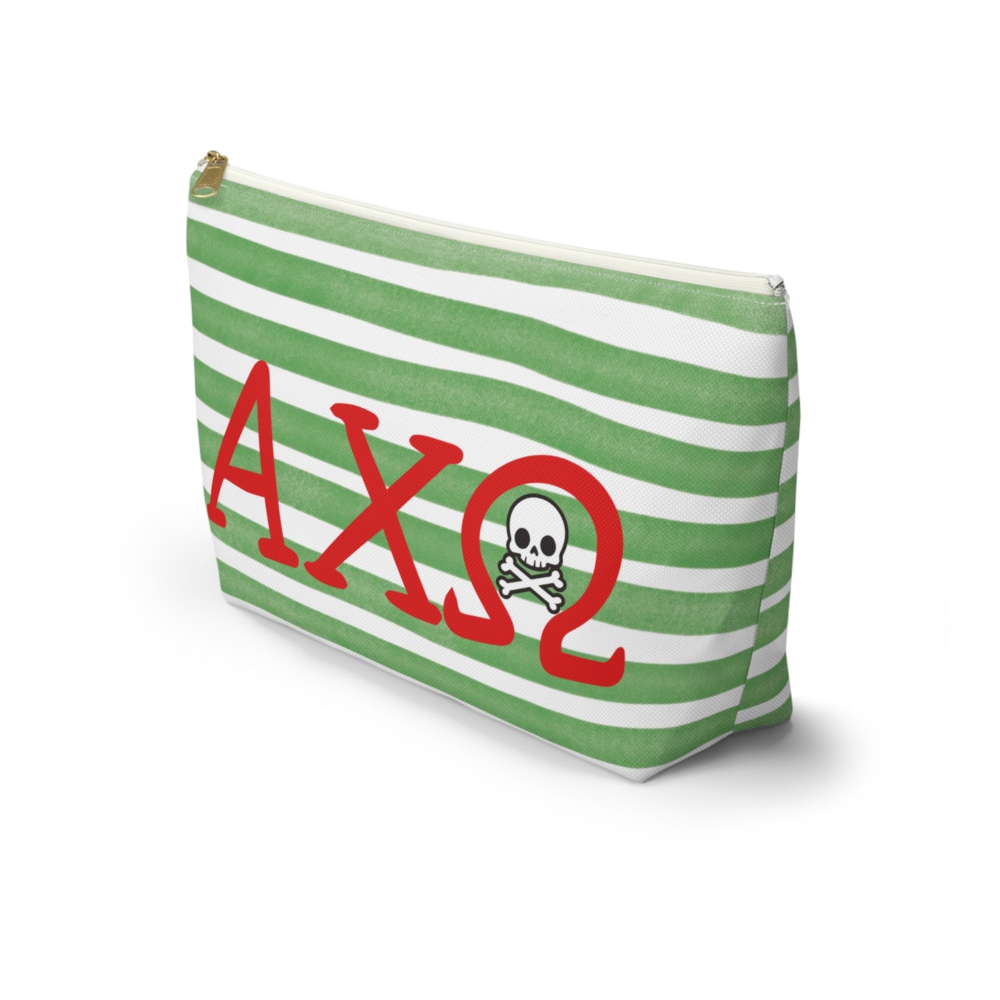 Alpha Chi Omega Stylish Accessory Pouch, Perfect for School, Travel, Organization, Gift for Friends, Makeup Bag, Pencil Case