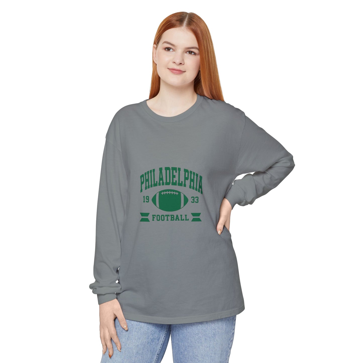 Vintage Philadelphia Football Long Sleeve T-Shirt