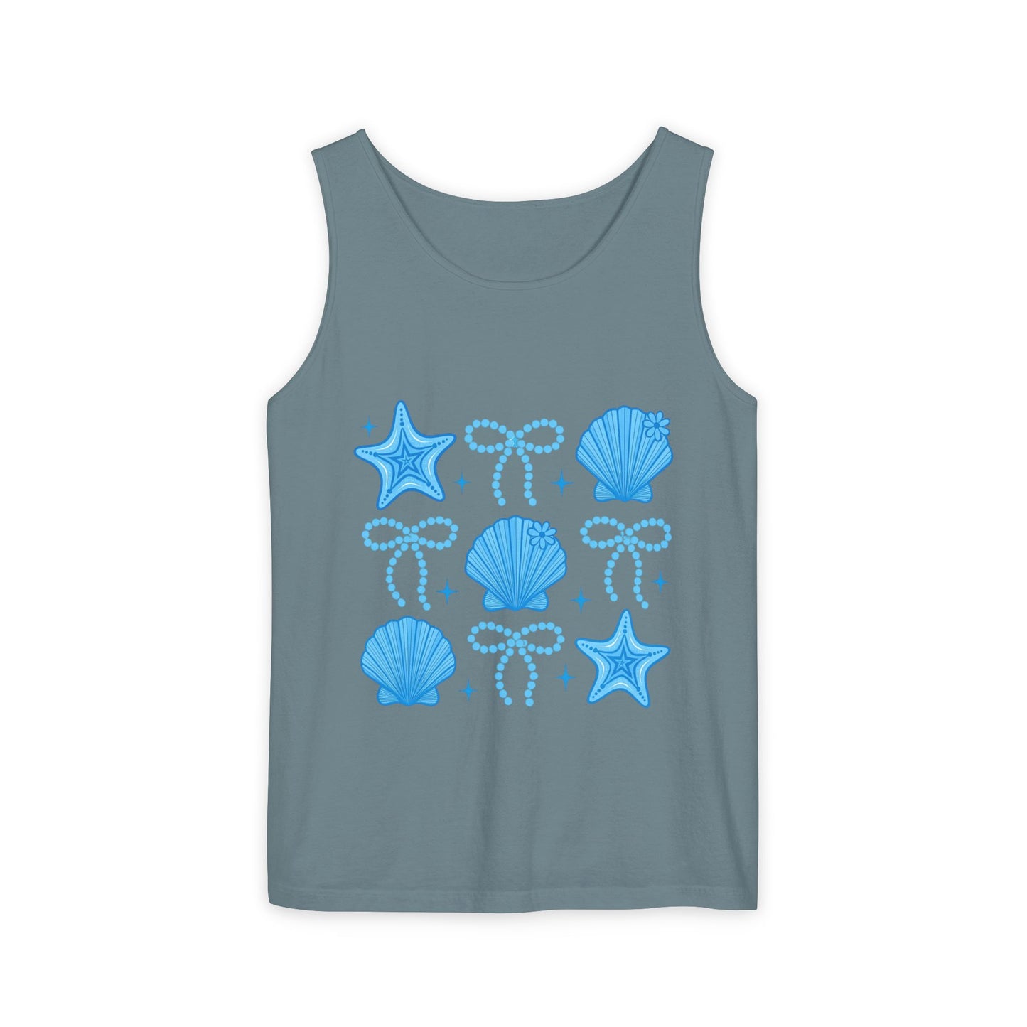 Pearls & Shells Comfort Colors Tank Top