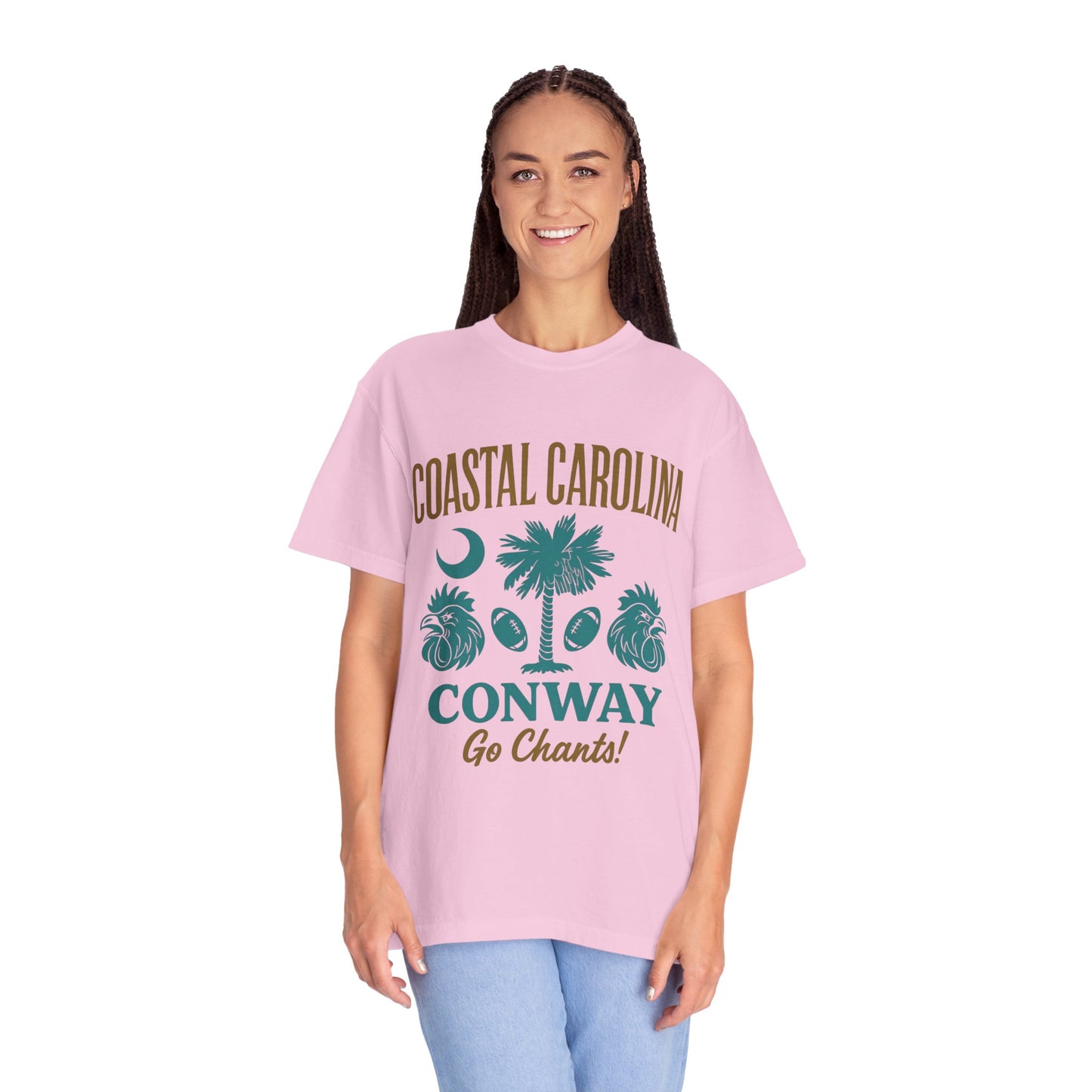 Go Chants T-Shirt, Unisex Garment-Dyed Tee, Beachwear, College Apparel, Summer Vibes
