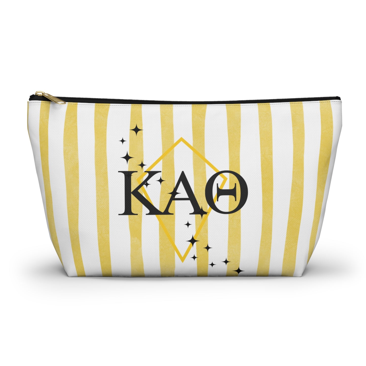 Kappa Alpha Theta Chic Accessory Pouch for Everyday Essentials, Personalized Makeup Bag, Travel Organizing Case, Gifts for Her, Stylish Storage Solution