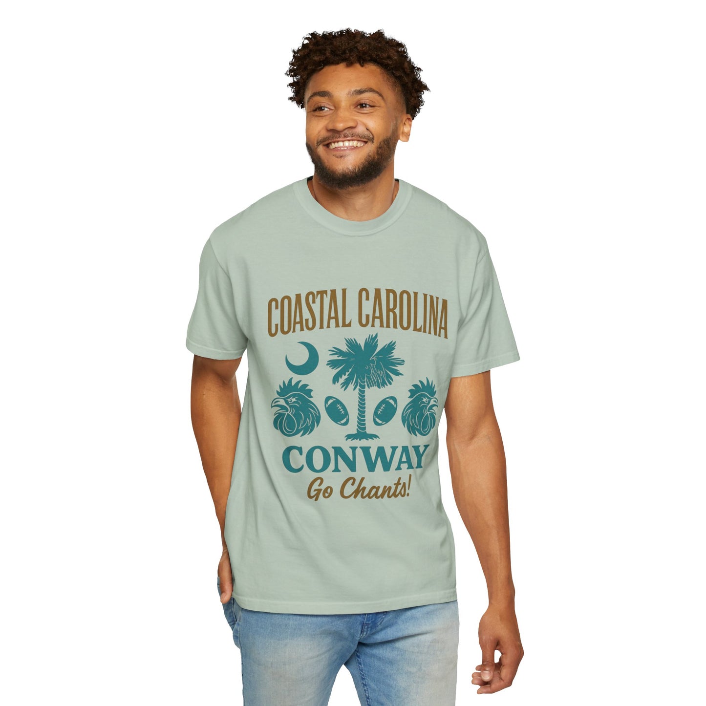 Go Chants T-Shirt, Unisex Garment-Dyed Tee, Beachwear, College Apparel, Summer Vibes