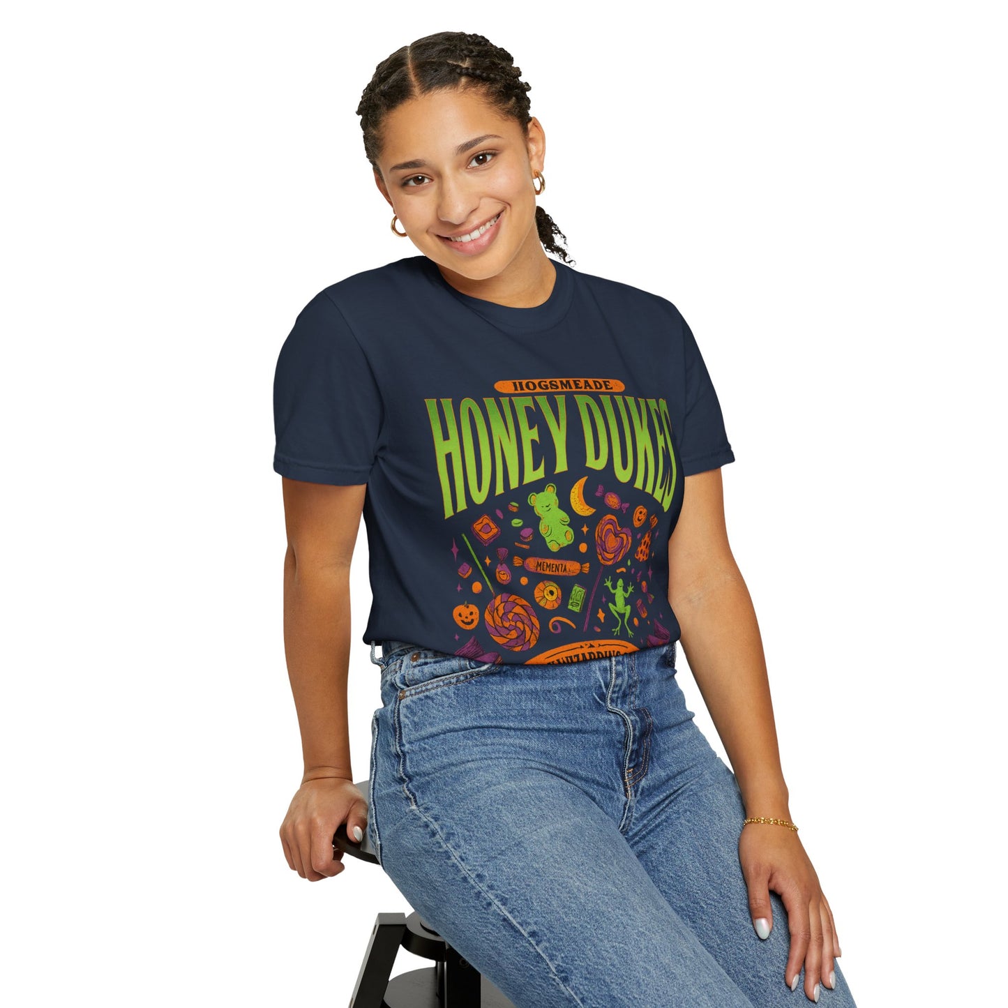 Honey Dukes Wizarding T-Shirt | Unisex Garment-Dyed Tee, Perfect for Fans, Gifts, Celebrations, Cosplay, and Everyday Wear