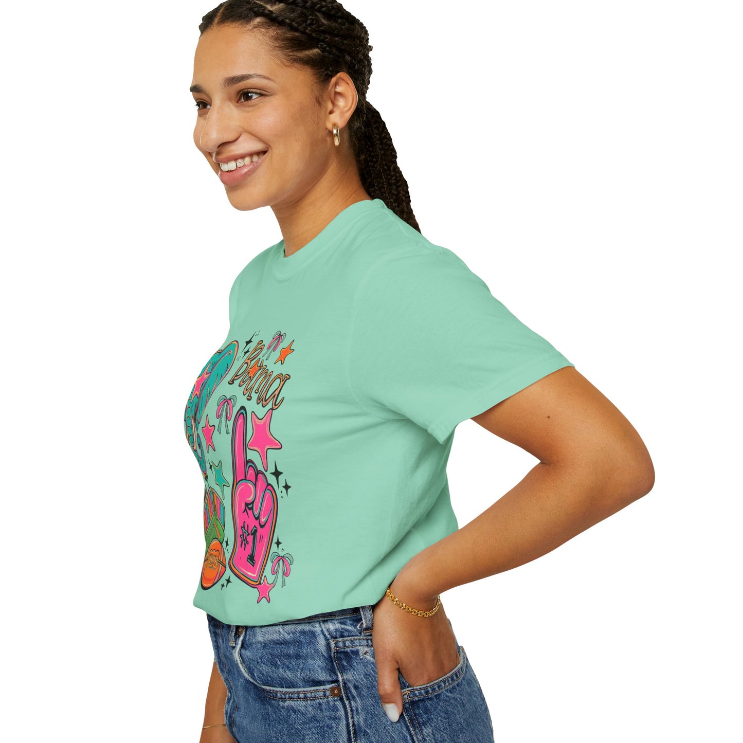 Preppy Neon Elephant Fan T-Shirt