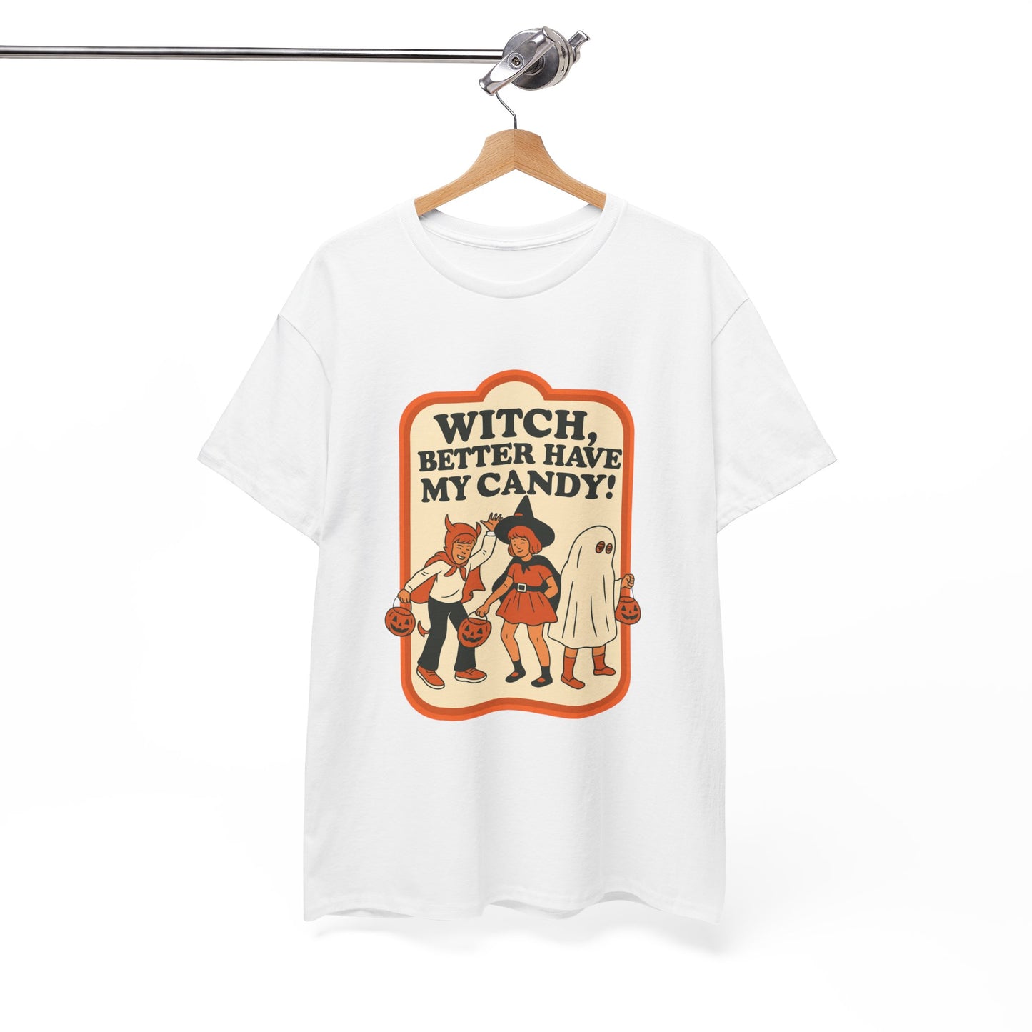 Halloween Witch Candy Tee - Unisex Cotton Shirt