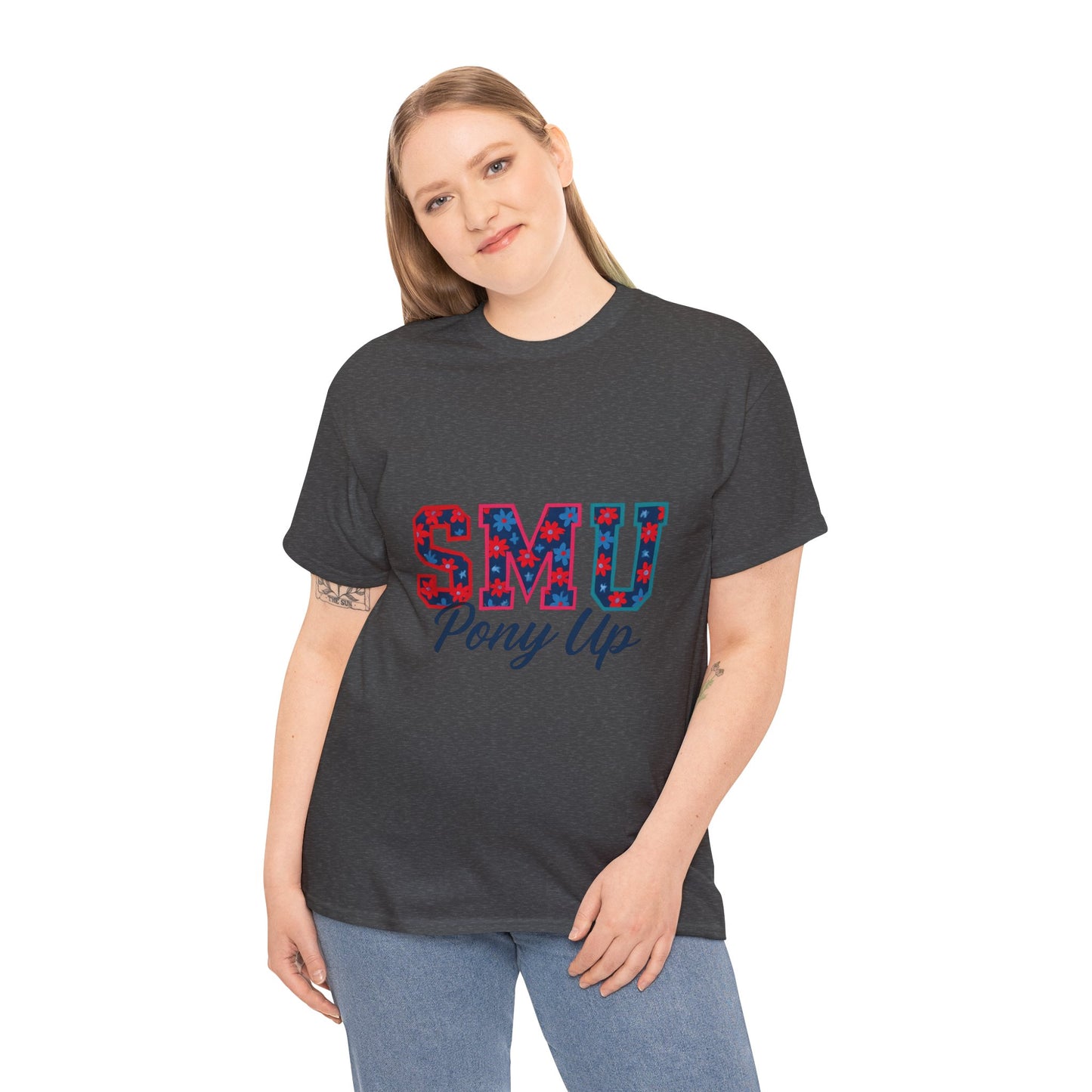 SMU Pony Up Unisex Heavy Cotton Tee, Casual Tees, College Apparel, Perfect Gift for Students, School Spirit Shirt, Comfortable Cotton [...]