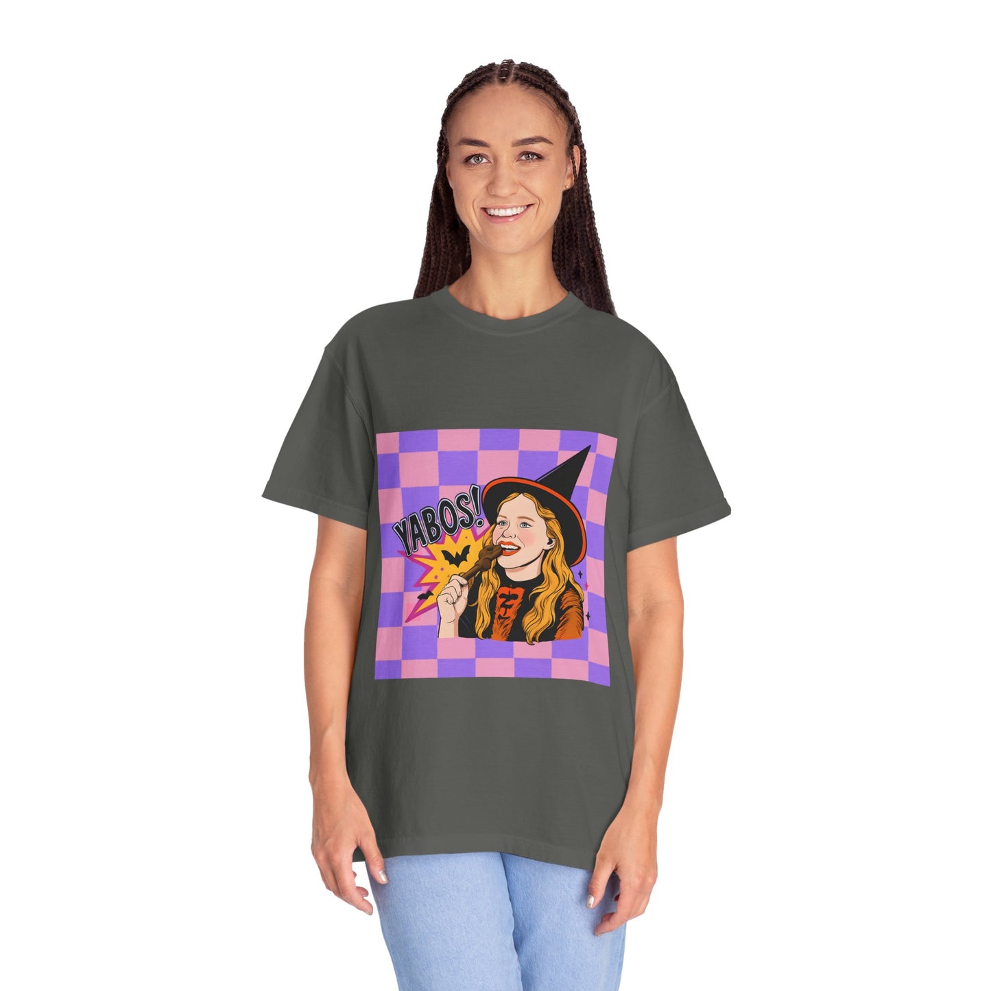Witchy Vibes T-shirt - Yabos Graphic Tee, Cute Halloween Shirt, Unisex Funny Costume Top, October Celebration Attire, Gift for Witch Lovers
