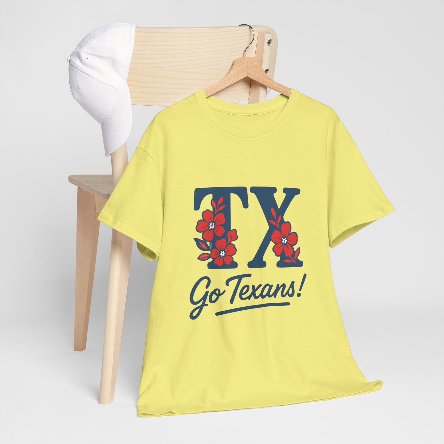 Texas Pride Unisex Cotton Tee | Go Texans! T-Shirt, Casual Wear, Game Day Shirt, Gift for Fans, Spring/Summer Style