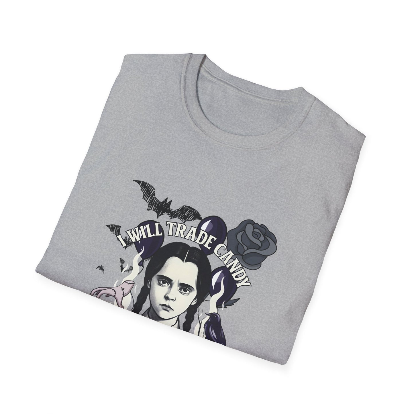 Gothic Family Tribute Unisex Tee - Halloween Dark Aesthetic Apparel