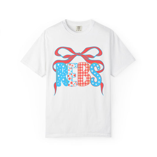 MS Rebs Floral Patriotic T-Shirt