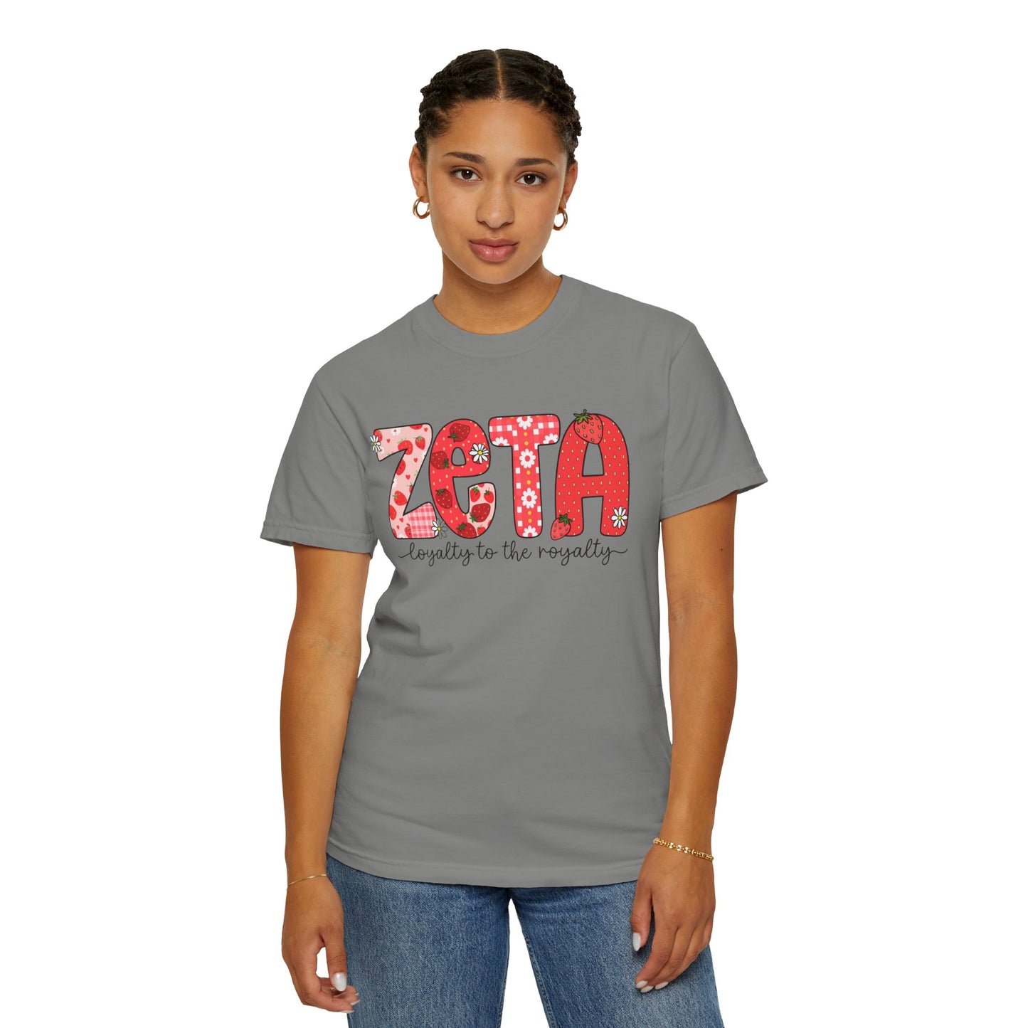 ZTALoyalty T-Shirt, Unisex Garment-Dyed Tee, Perfect for Sorority Events, Greek Life Apparel, Custom Festive Shirt, Everyday Casual Wear