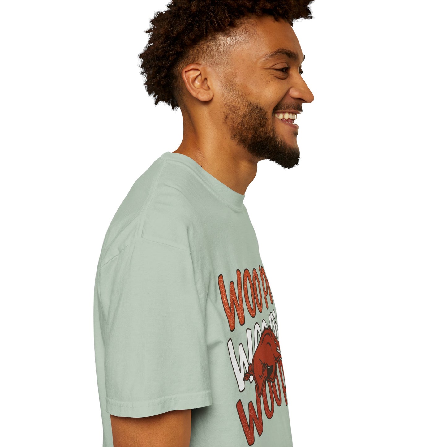 Woo Pig Garment-Dyed T-Shirt, Unisex Tee, Arkansas Pride Shirt, Casual Everyday Wear, College Game Day Tee, Fun Graphic Tee