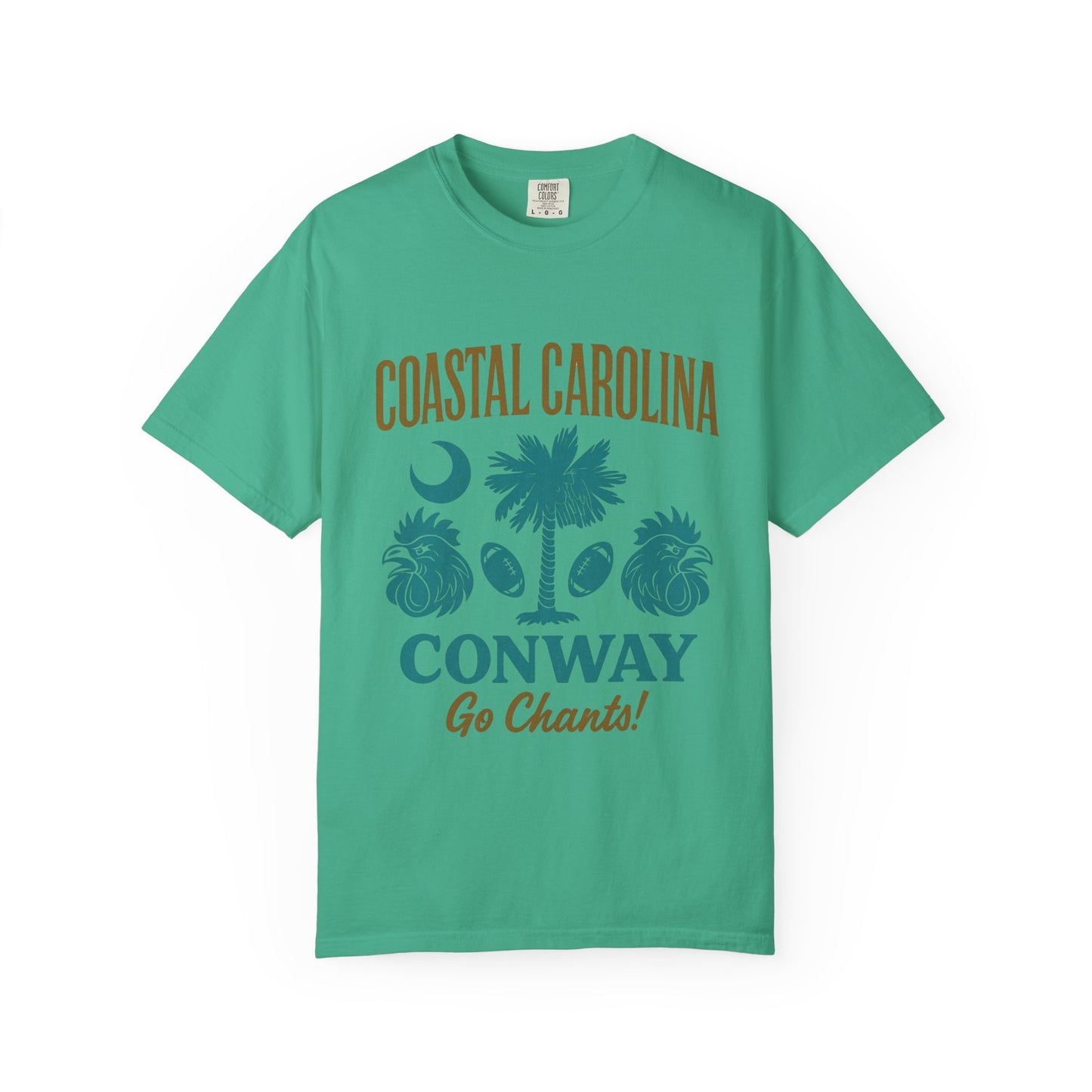 Go Chants T-Shirt, Unisex Garment-Dyed Tee, Beachwear, College Apparel, Summer Vibes