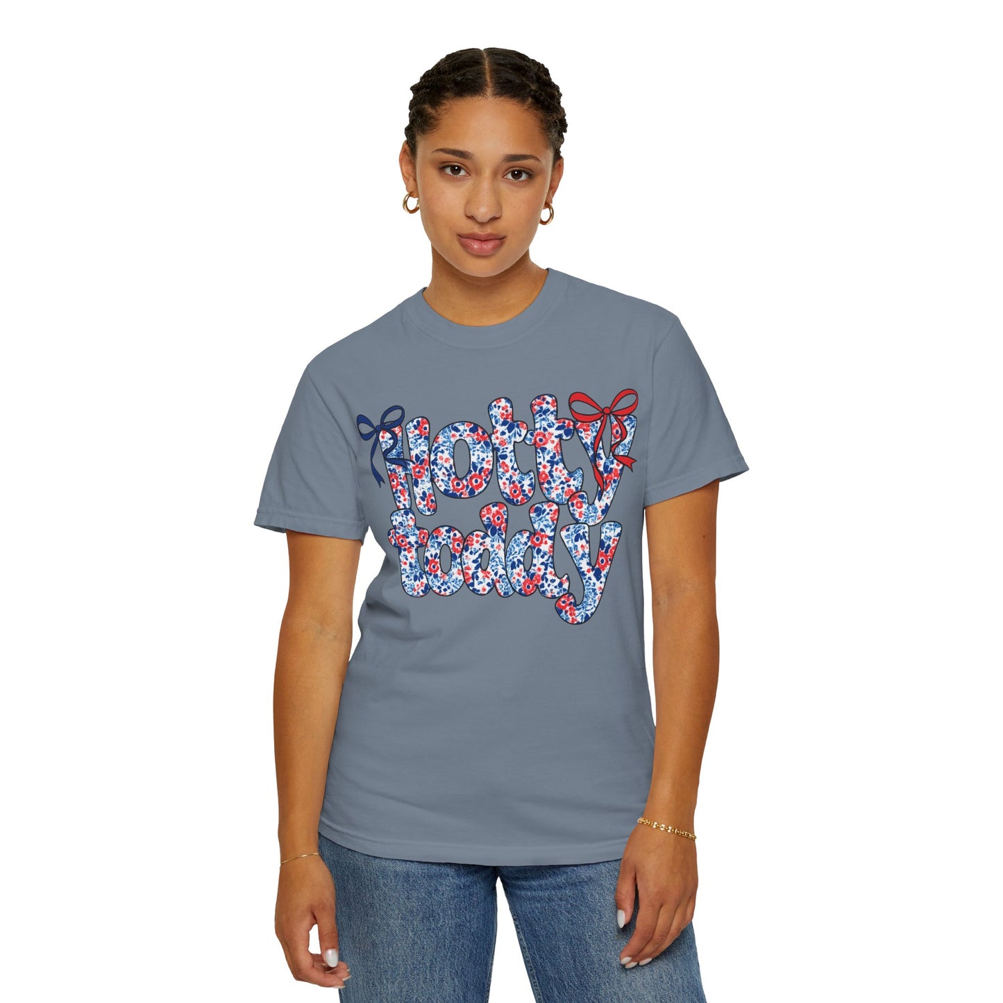 Floral Hotty Toddy Coquette Bow T-Shirt