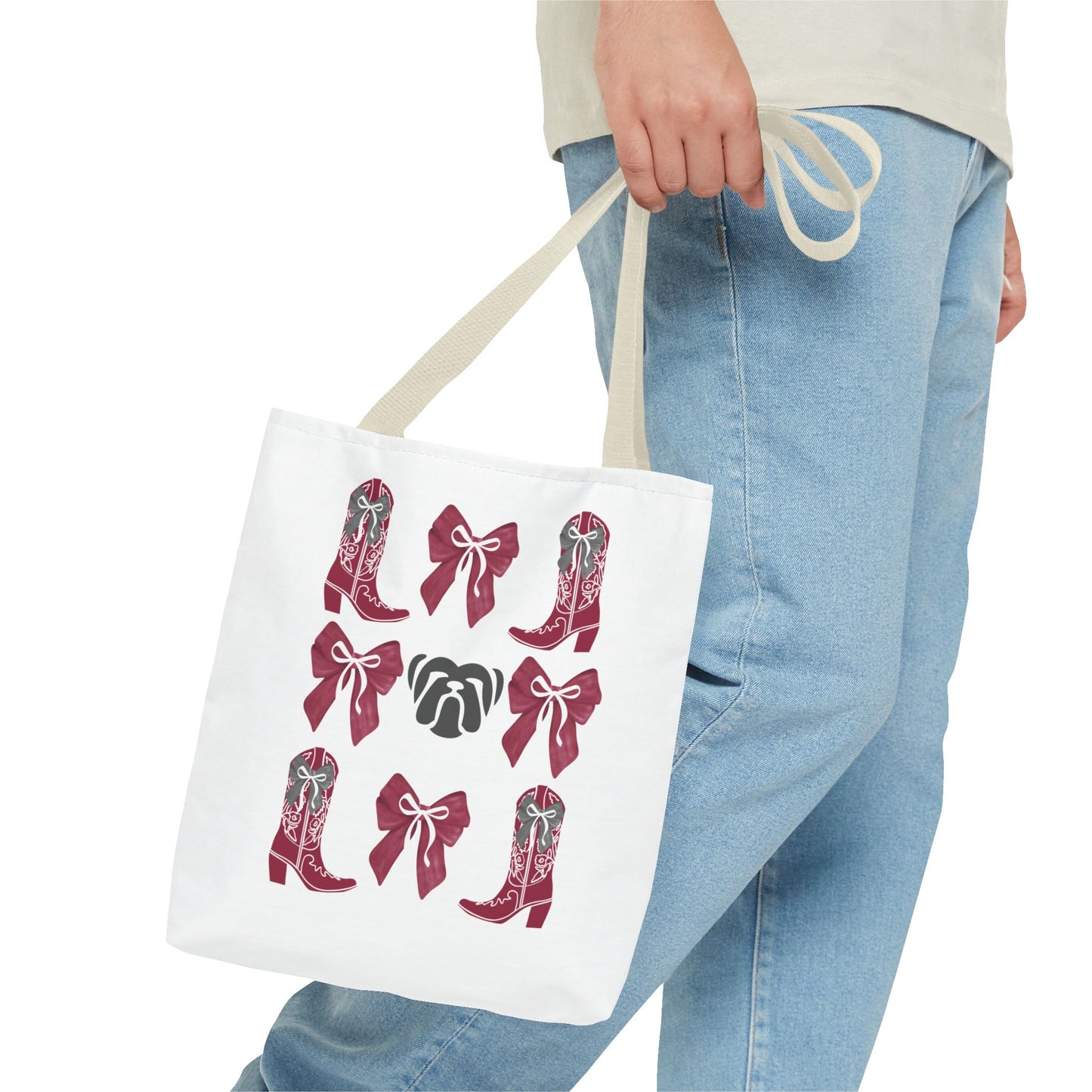 Msu bulldogs tote bag, mississippi state gift, mississippi fan gift, msu alumni, go dogs, starkville mississippi, graduation gift, msu game day tote bag
