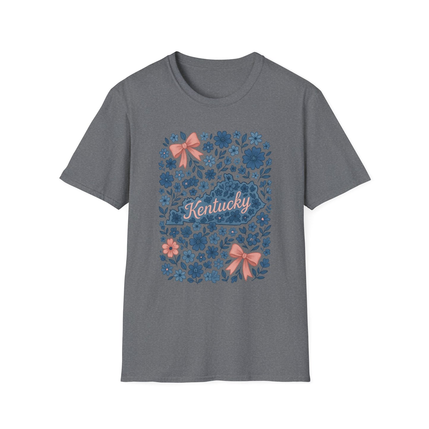 Kentucky Floral Unisex T-Shirt, Kentucky Shirt, Southern Pride Tee, Spring Fashion Top, Gift for Her, Casual Wear