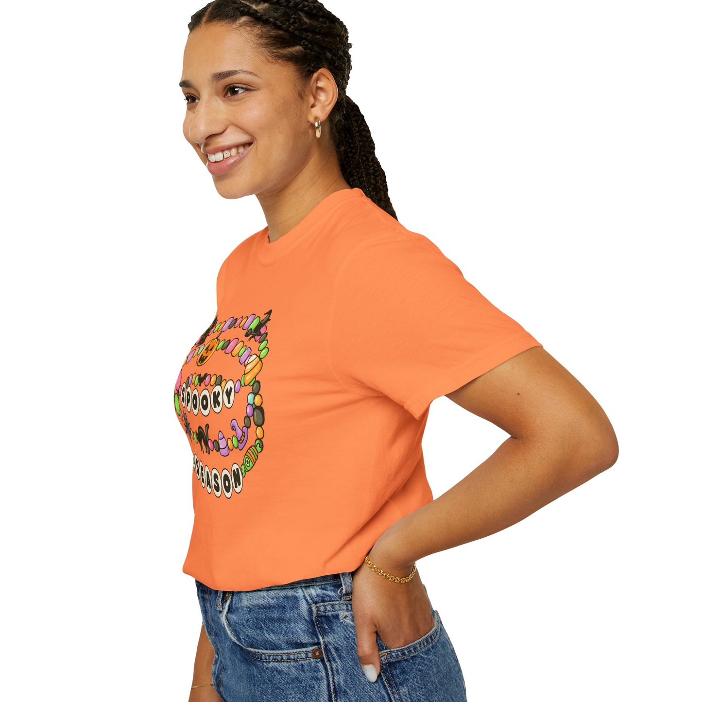 Spooky Season Friendship Bracelet T-shirt | Halloween Fun, Unisex Tee