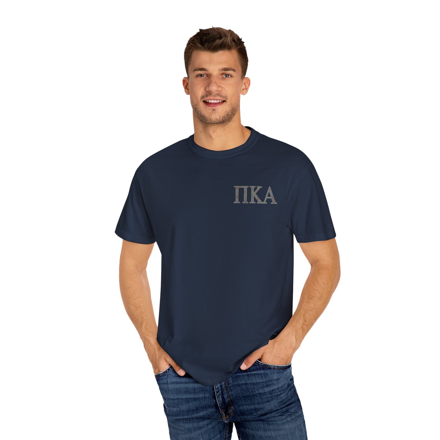 PiKappaAlpha Camouflage T-Shirt | Unisex Garment-Dyed Tee | Casual Wear, Greek Life Apparel, College Gifts, Brotherhood Shirt, Event [...]