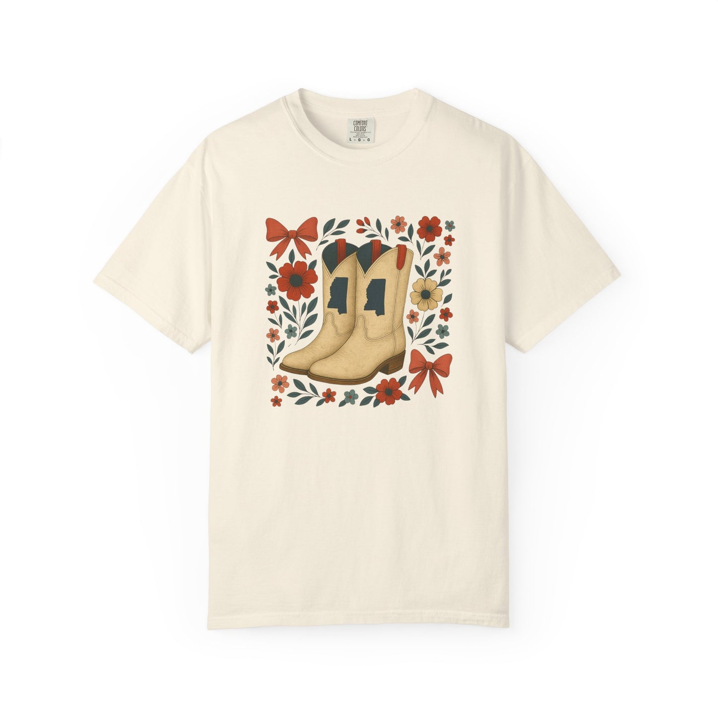 Mississippi Coquette Bow Unisex Tee - Ole Miss Fan Gift