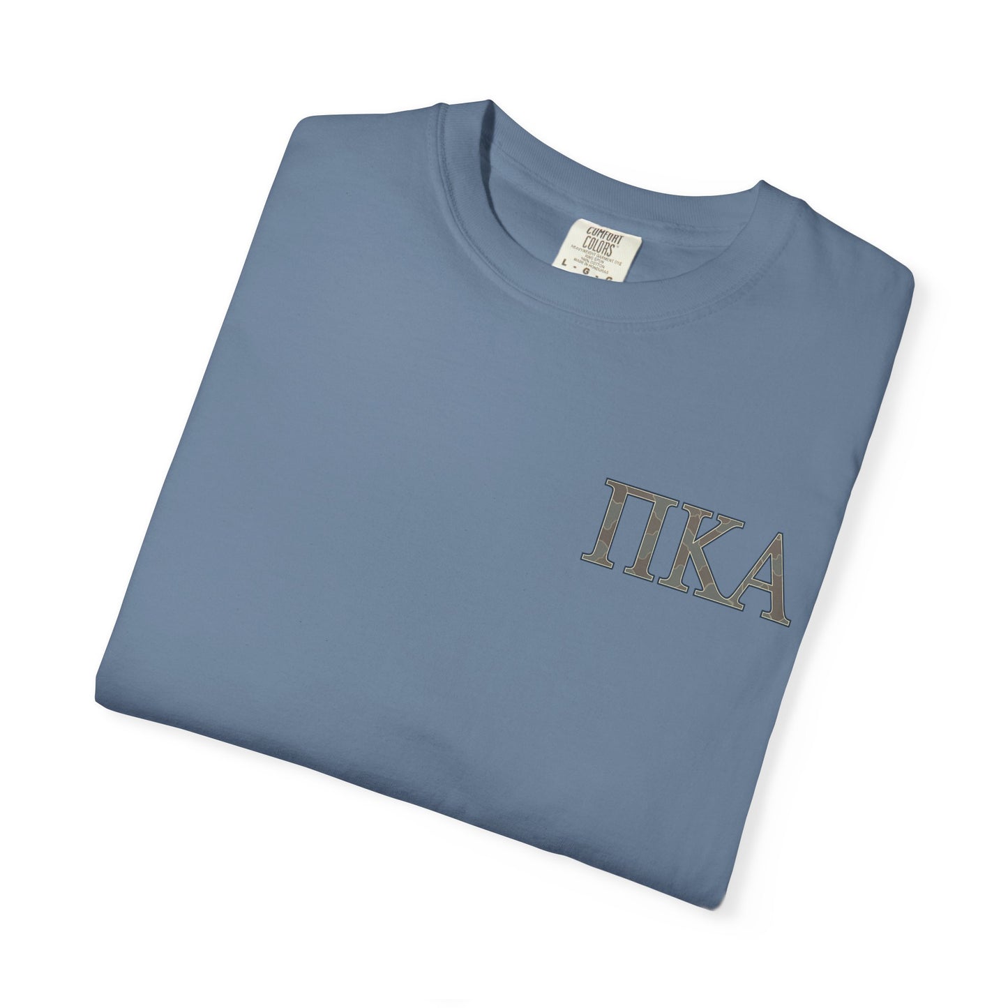 PiKappaAlpha Camouflage T-Shirt | Unisex Garment-Dyed Tee | Casual Wear, Greek Life Apparel, College Gifts, Brotherhood Shirt, Event [...]