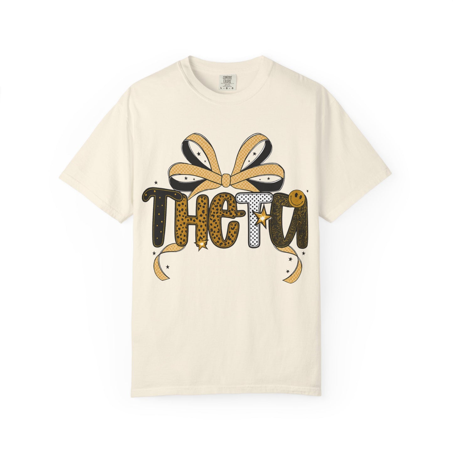 Theta Leopard Print Unisex T-shirt - Sisterhood Gift for Greek Life