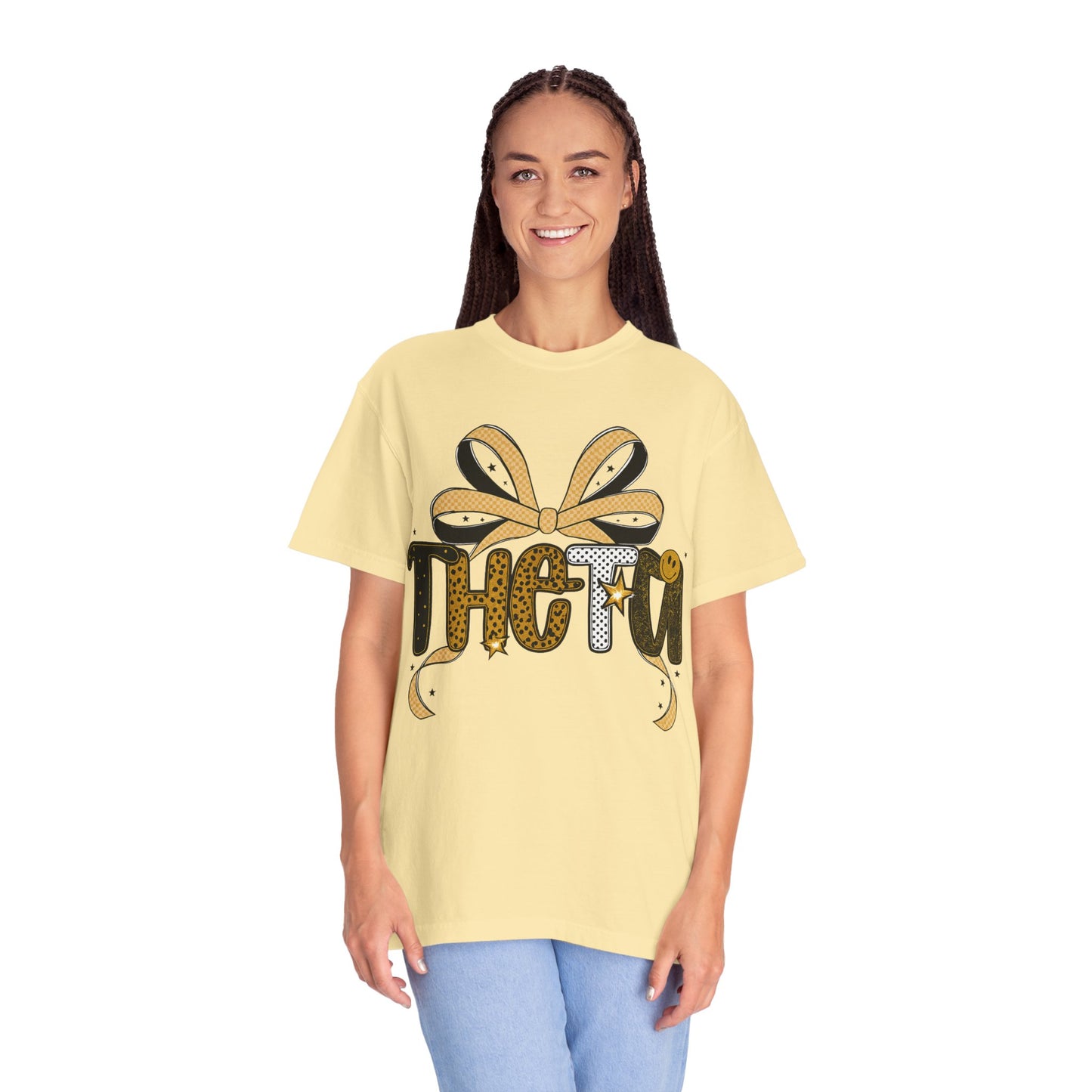 Theta Leopard Print Unisex T-shirt - Sisterhood Gift for Greek Life