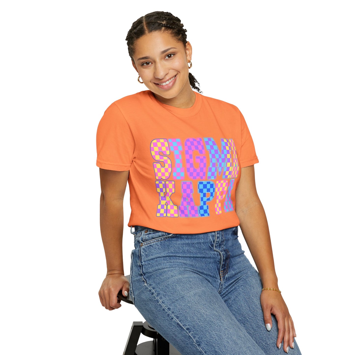 Colorful SigmaKappa T-Shirt - Unisex Garment-Dyed