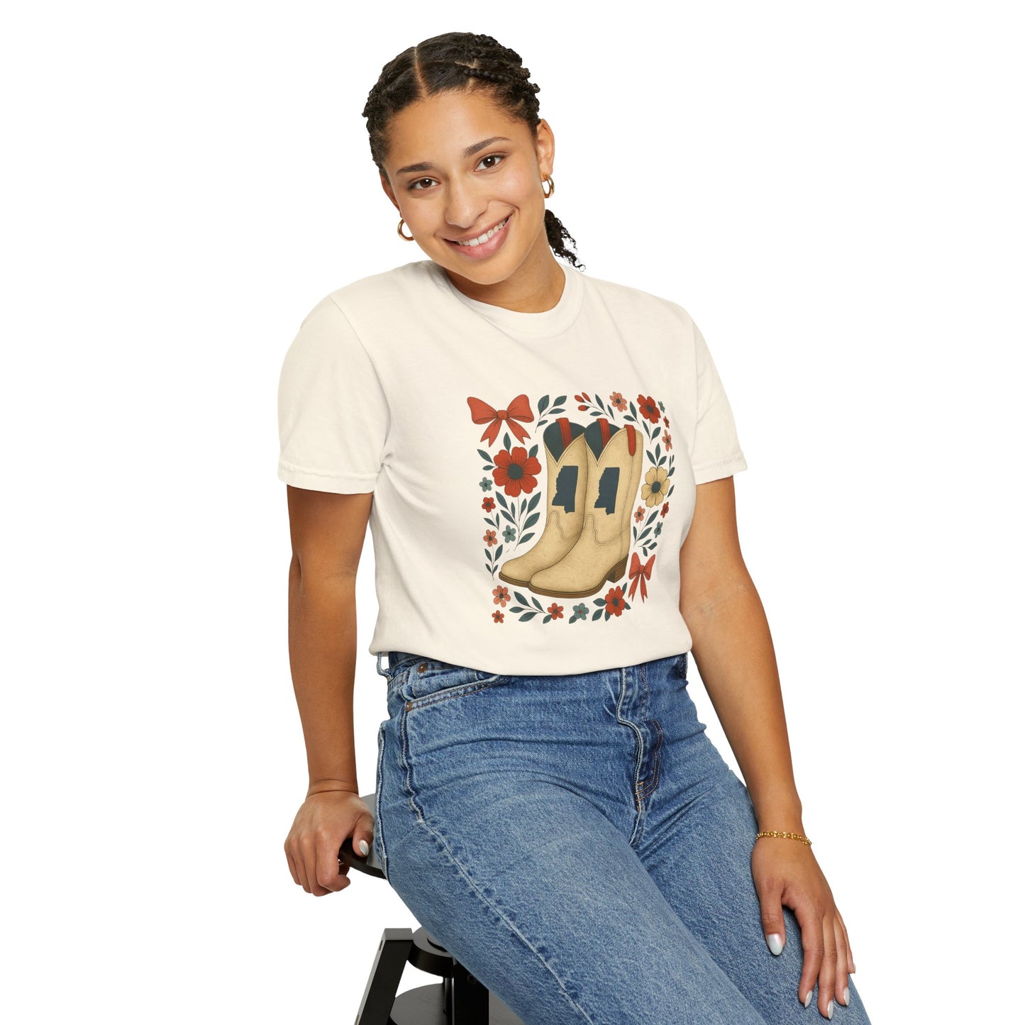 Mississippi Coquette Bow Unisex Tee - Ole Miss Fan Gift