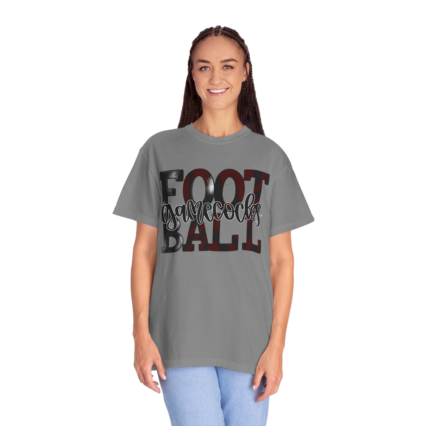 Game Day Football Tee - Unisex Garment-Dyed T-shirt for Fans
