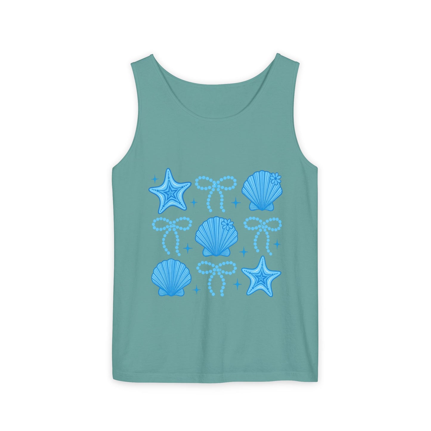 Pearls & Shells Comfort Colors Tank Top