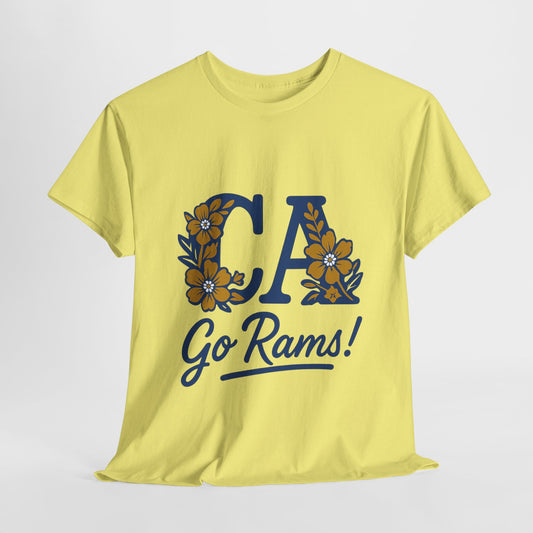 CA Rams Floral Tee