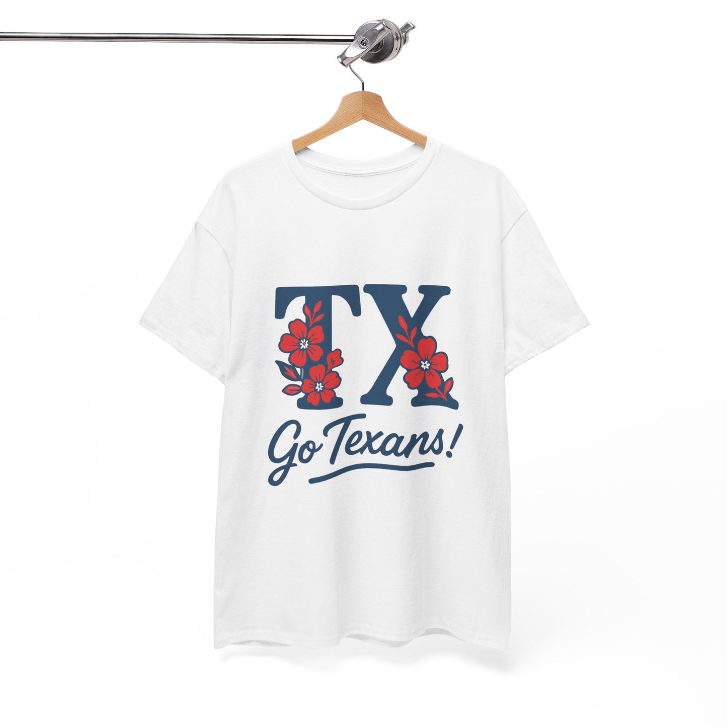 Texas Pride Unisex Cotton Tee | Go Texans! T-Shirt, Casual Wear, Game Day Shirt, Gift for Fans, Spring/Summer Style