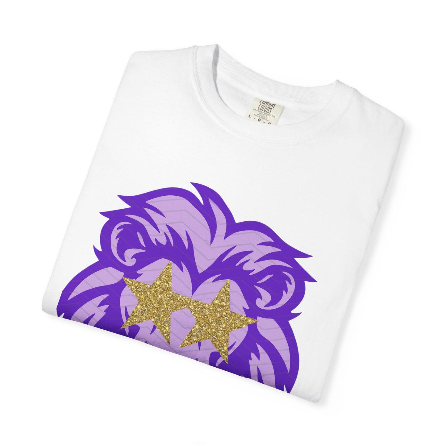 Purple Lion Graphic T-Shirt