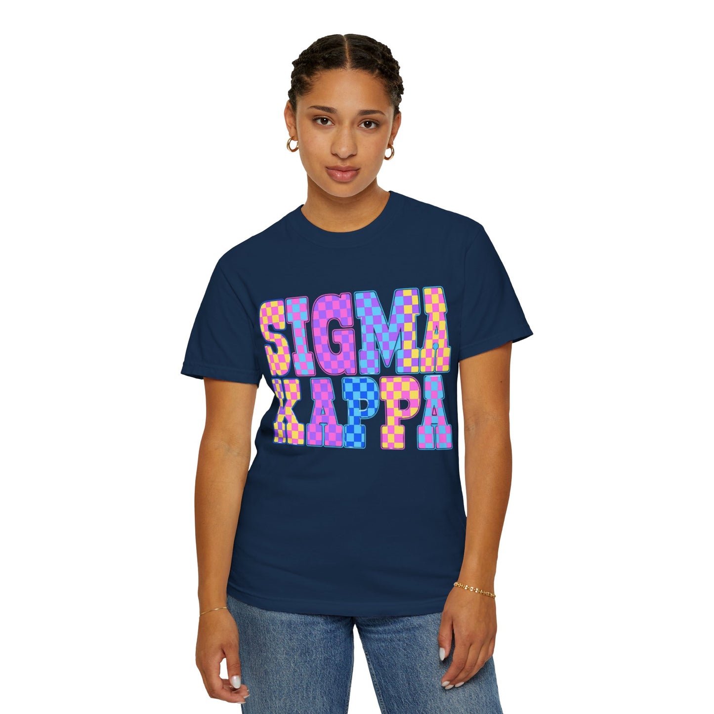 Colorful SigmaKappa T-Shirt - Unisex Garment-Dyed