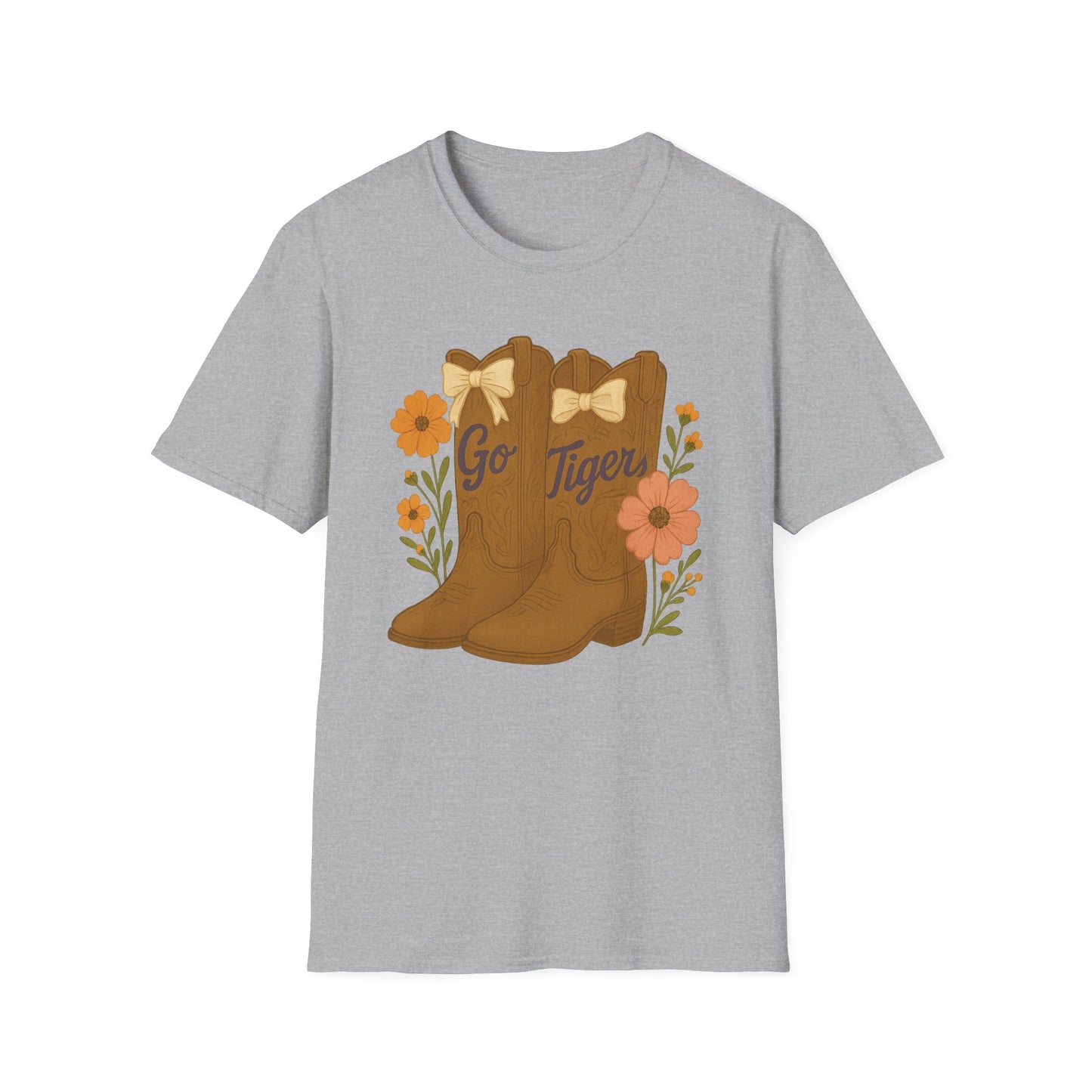 SC Tigers Country Boots Unisex T-Shirt | Cute Southern Style Tee, Go Tiger Shirt, Perfect for Game Day, Clemson Game Day, Graduation Gift, College Student Gift