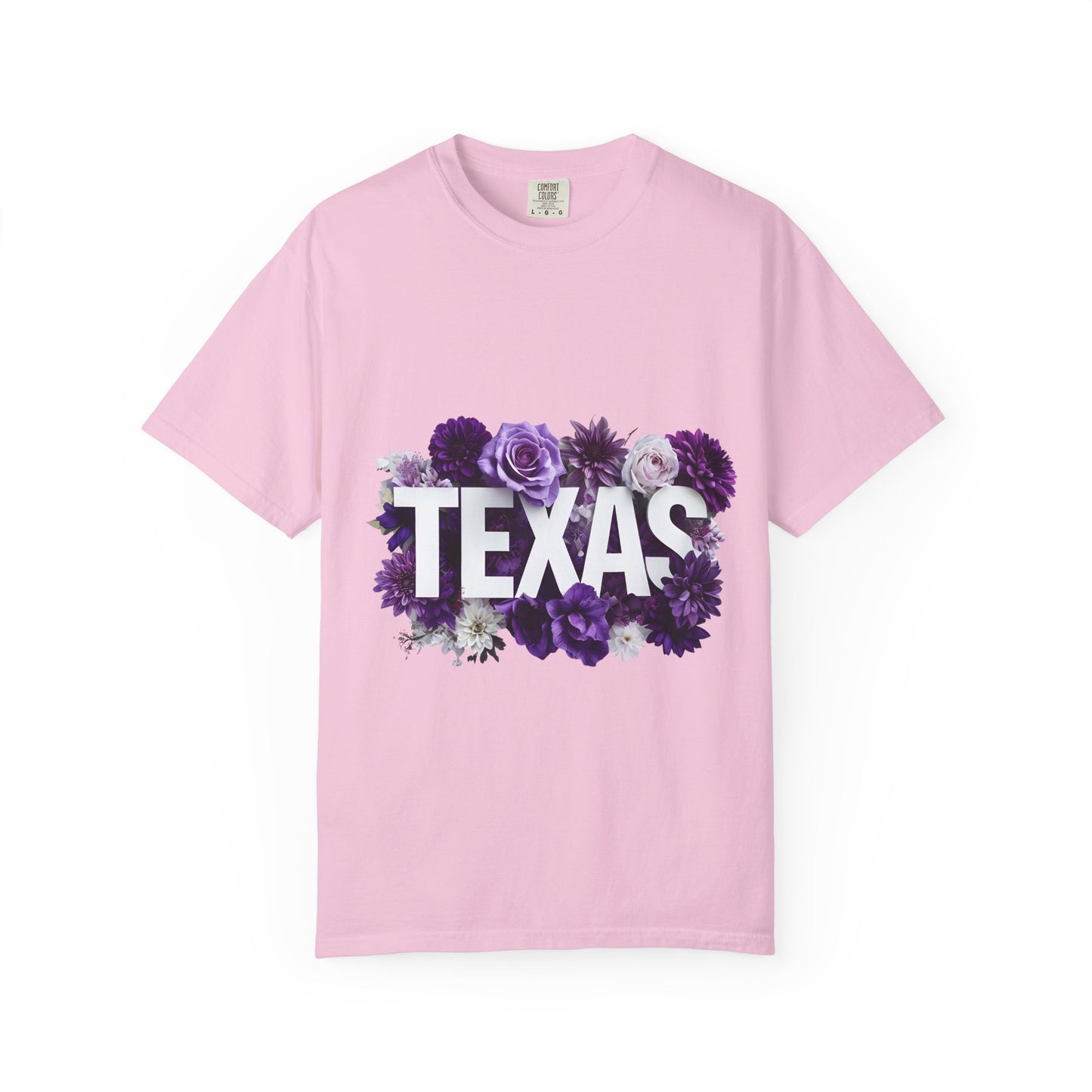 Texas Floral T-Shirt, Unisex Aesthetic Tee, Summer Outfit, Gift for Texan, Casual Style Shirt, Travel Souvenir Shirt
