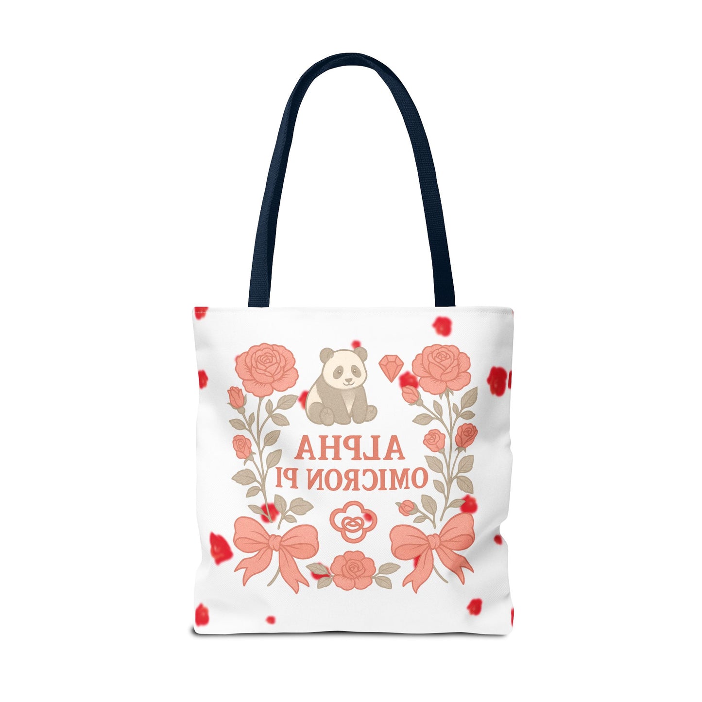 Floral Alpha Omicron Pi Tote Bag, Sorority Tote, Gift for Sisters, College Bag, Cute Everyday Tote