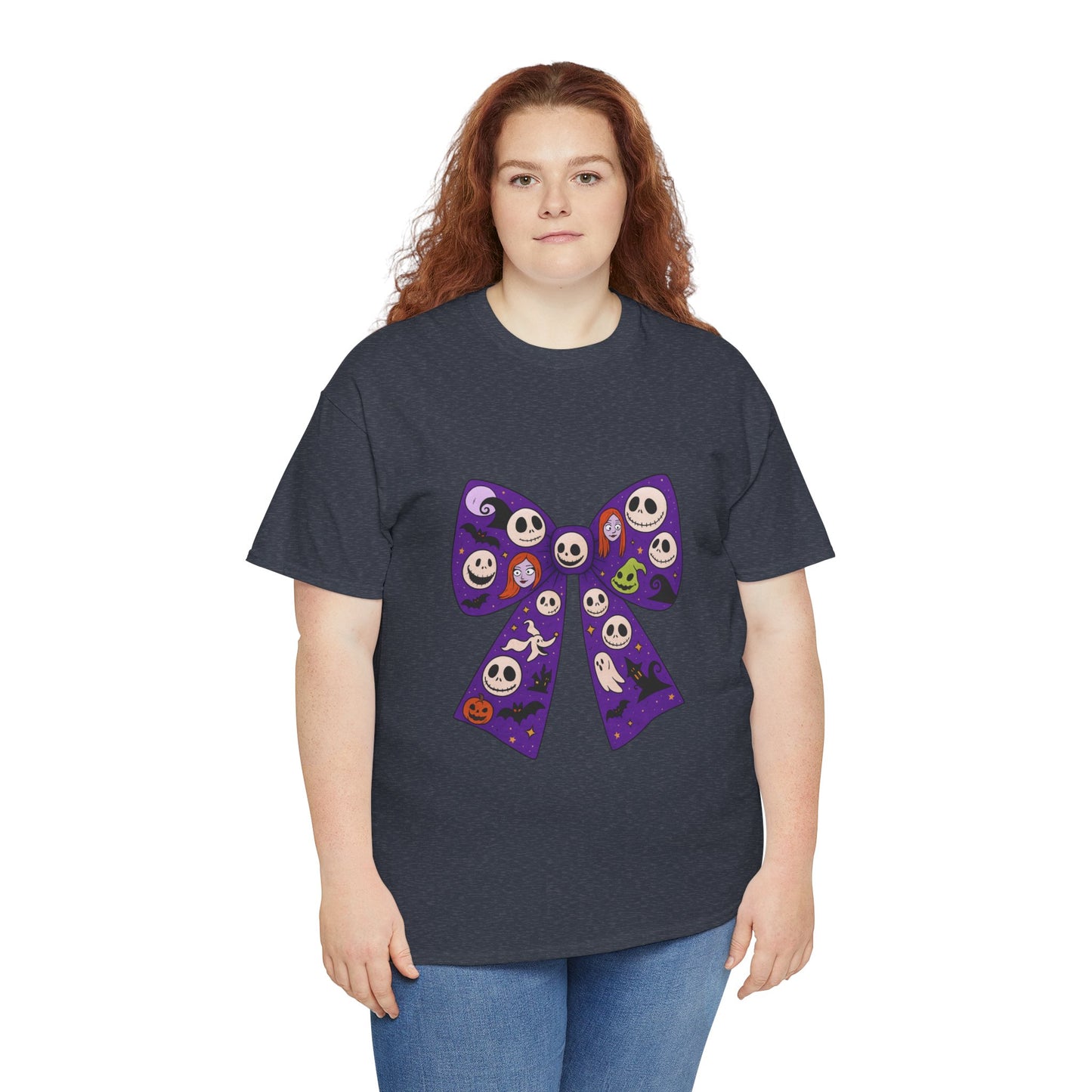 Halloween Themed Unisex Tee, Spooky T-Shirt, Cute Graphic Shirt, Gift for Halloween Lovers, Festive Casual Wear
