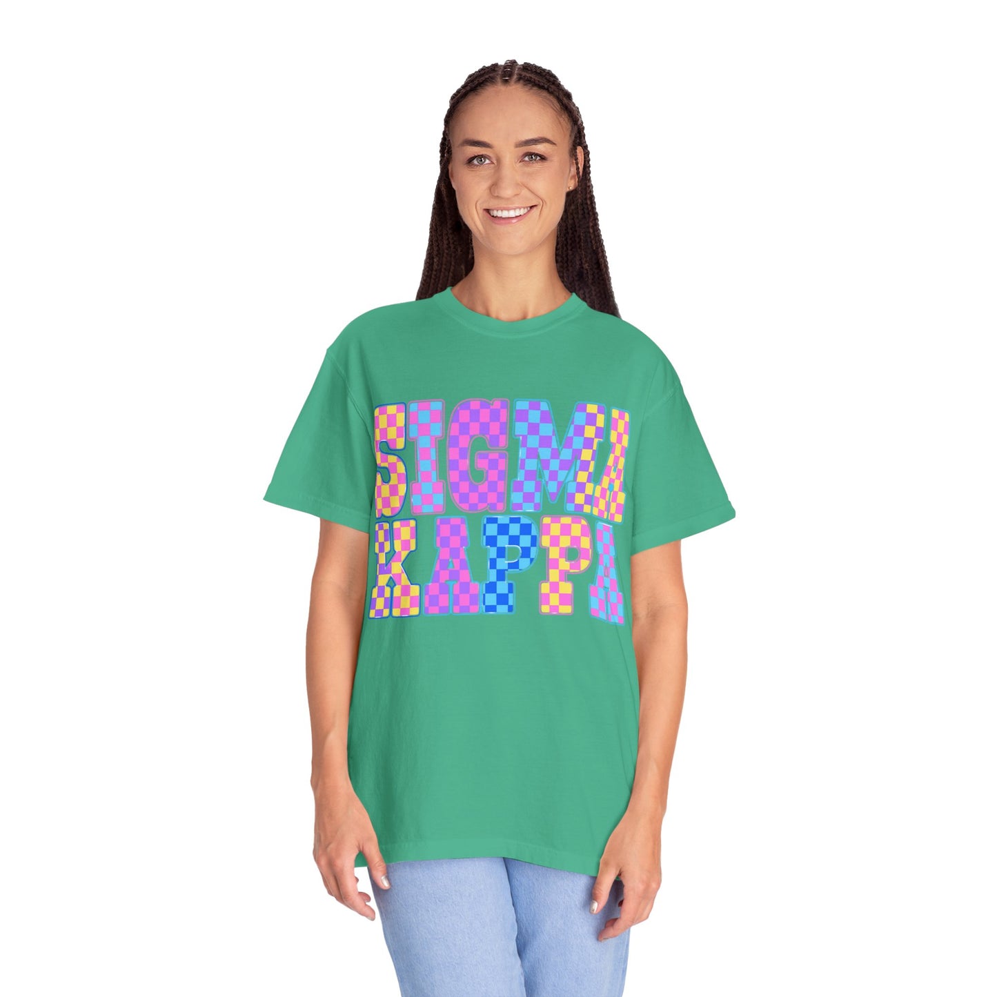 Colorful SigmaKappa T-Shirt - Unisex Garment-Dyed