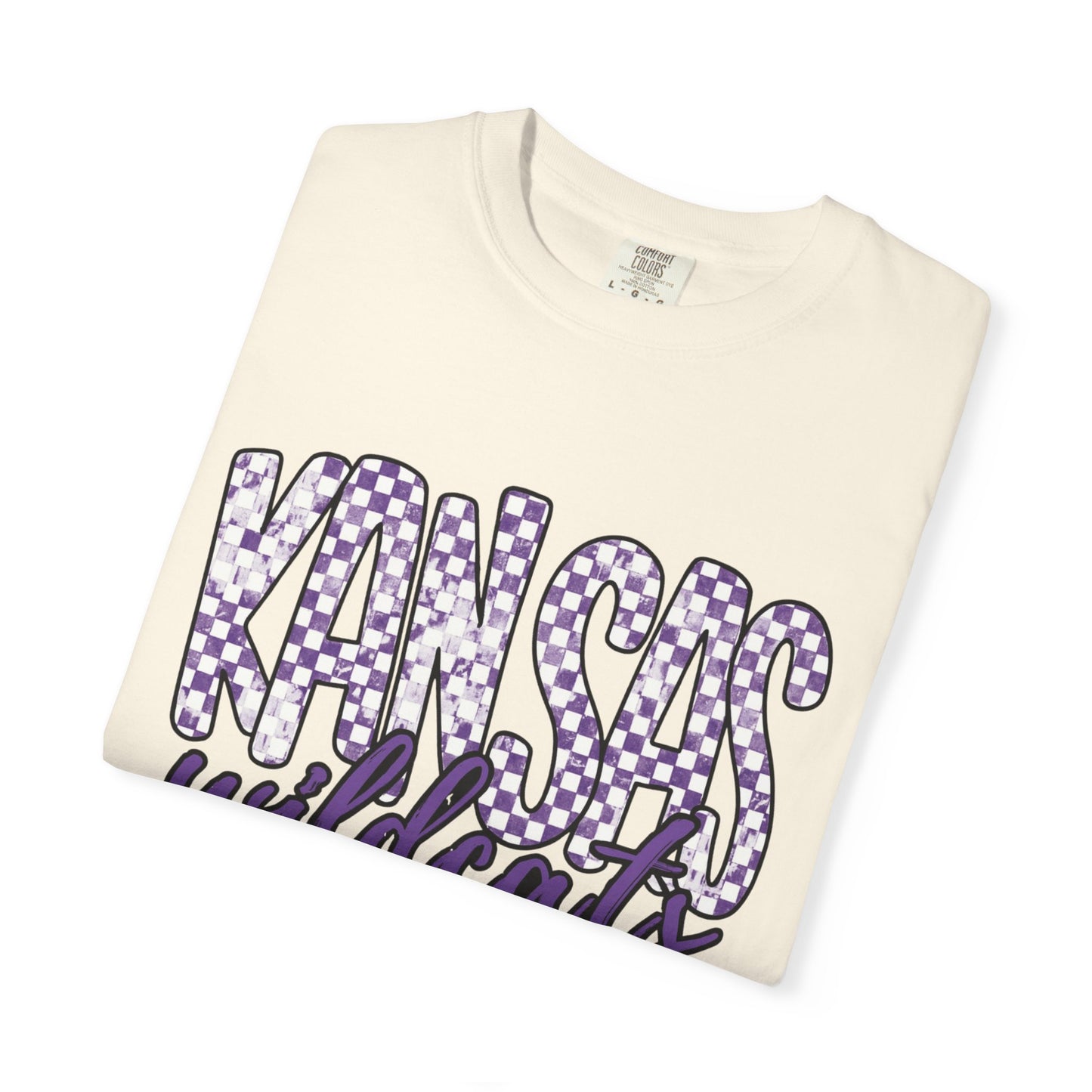 Kansas Wildcats Garment-Dyed T-Shirt | Unisex College Apparel