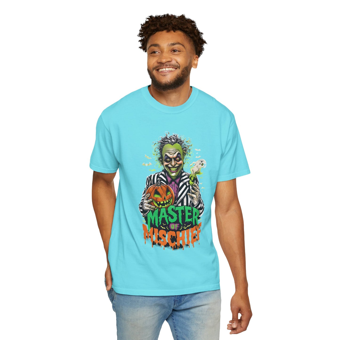 Master of Mischief Unisex T-Shirt, Halloween Party Shirt, Costume Tee, Spooky Gift, Fall Apparel, Graphic Tee