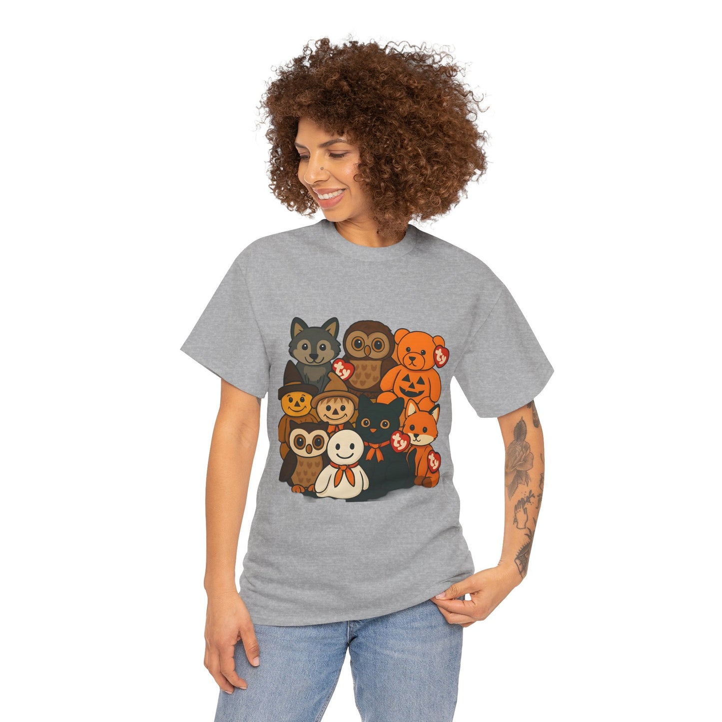Halloween Unisex Tee - Ty Beanie Babies Design