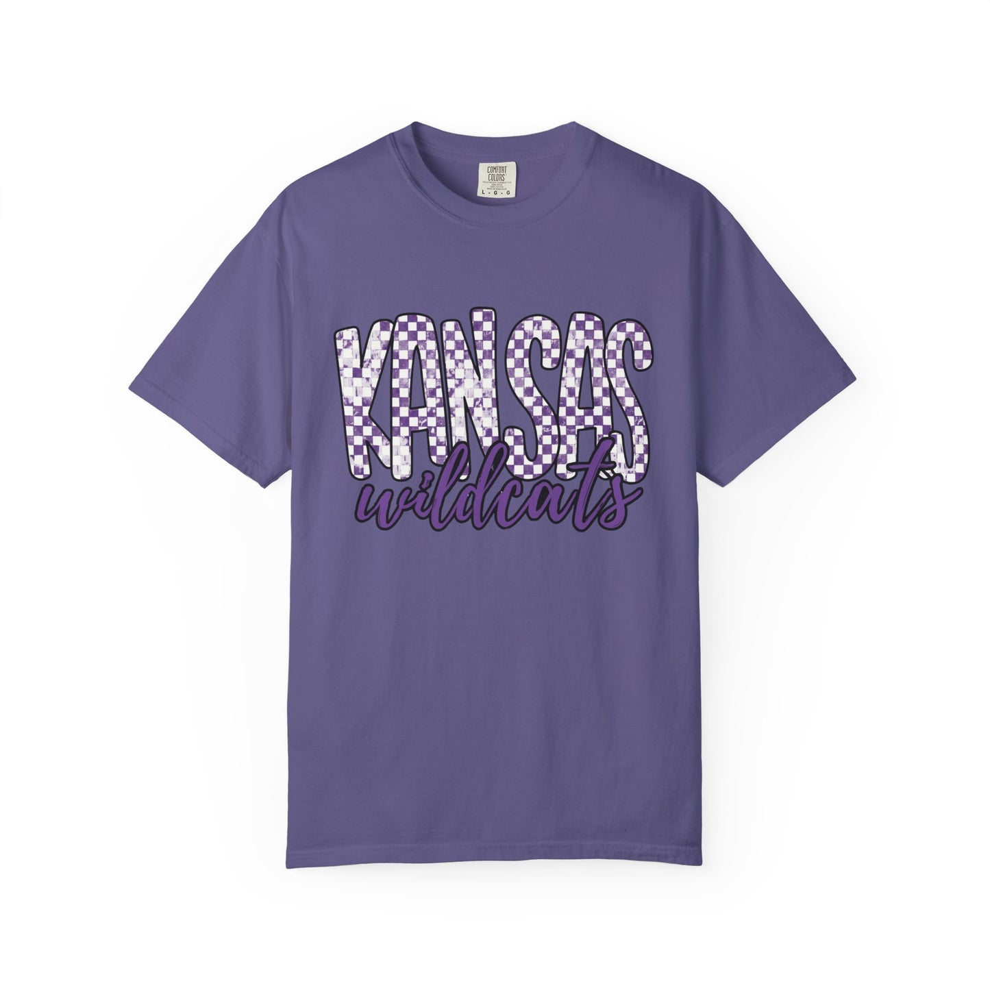 Kansas Wildcats Garment-Dyed T-Shirt | Unisex College Apparel