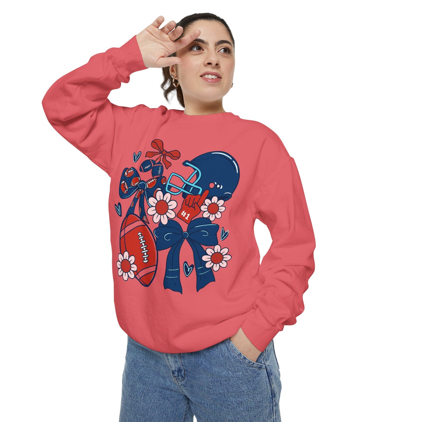 Football Game Day Unisex Sweatshirt - Comfort Colors